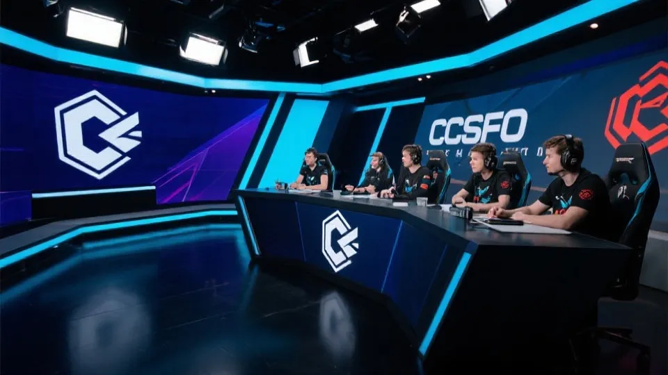 CSGO赛事直播平台演播室